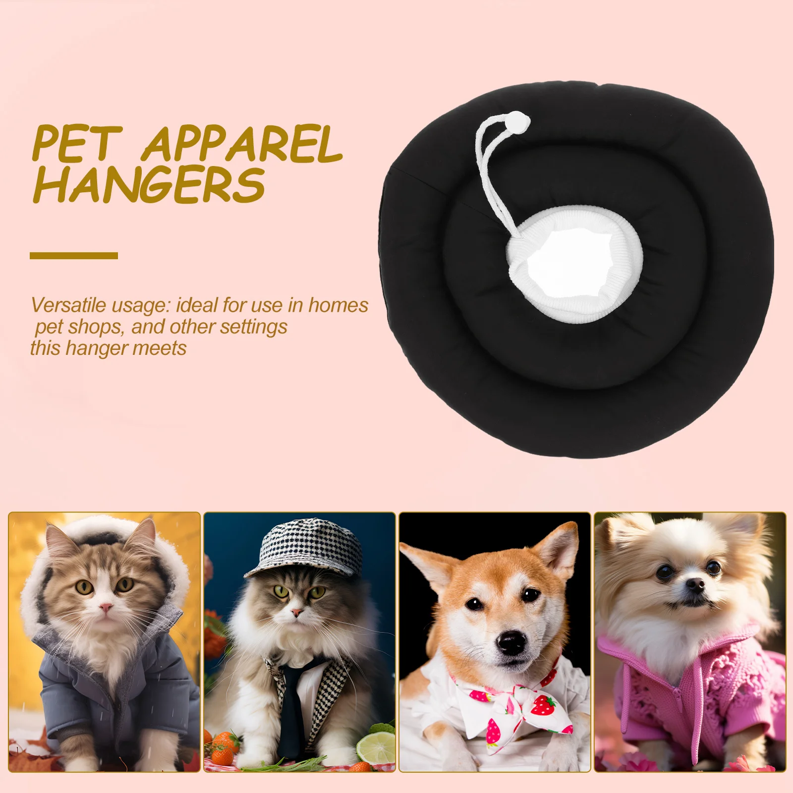 

Dog Neck Collar Adjustable Soft Waterproof Recovery Cone For Cats Dogs Post-Surgery Wound Protection Elizabethan Donut