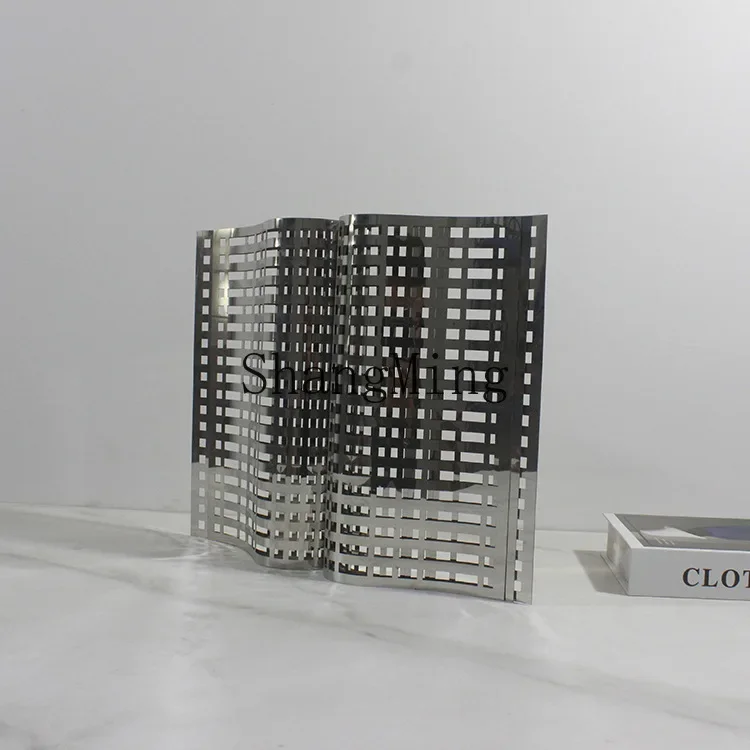 

CL simple modern black art metal hollow book ornament villa porch soft decoration jewelry