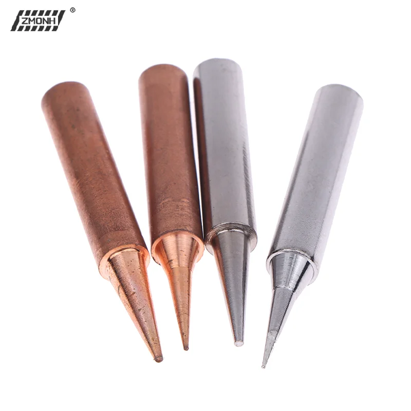 

[H]5pcs Solder Iron Tips Set Welding Equipment Accessories Lead-free Pure Copper 900M-T-B For Soldering Station