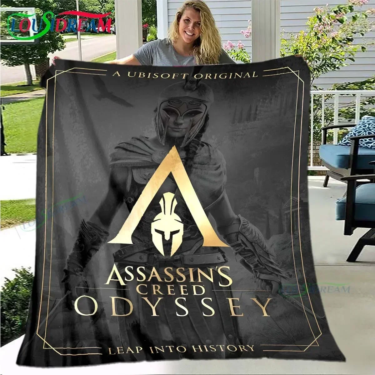 Game Assassin’s Creed Valhalla Soft Blanket Sports Living Room Bedroom Sofa Bed Blanket  Gift Travel Office Lunch Break Blanket