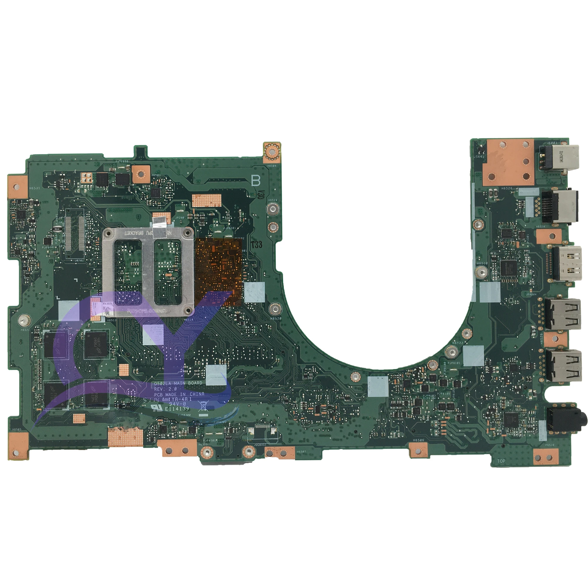 Q502LA Laptop Motherboard For ASUS Q502L Q502LAB Mainboard CPU i3-4030U i5-4210U i7-4510U RAM 4G 100% Working