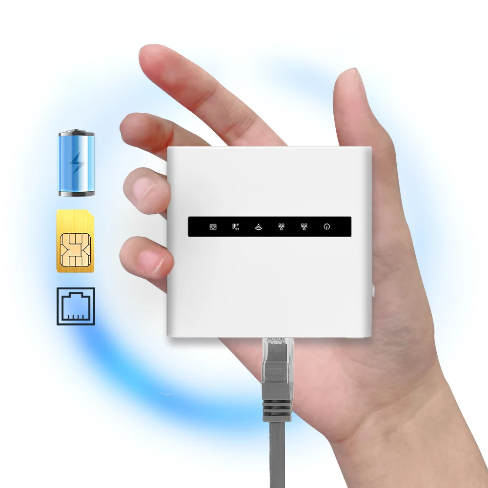 

Фрезерный станок с поддержкой 2,4 г. Фрезерный станок с поддержкой брандмауэра 300 Мбит/с Макс. Модем локальной сети Точка доступа локальной сети WiFi 6 VPN WiFi Esim CPE Pocket Wi-Fi