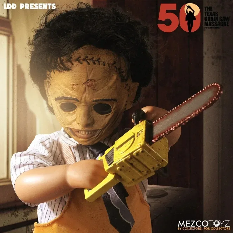 Mezco Toyz LDD 1974 Leatherface Deluxe Edition Action Figure 100% Original Collectible Anime Model Toy in Stock view 4
