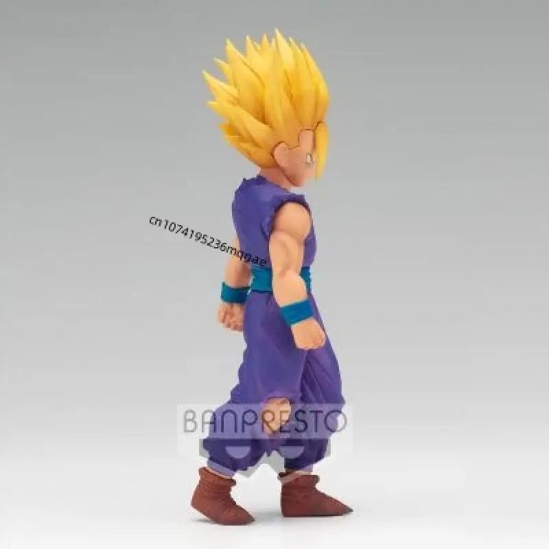 In Stock Bandai Dragon Ball Z Solid Edge Works Son Gohan Anime Action Figures Model Collections desktop Ornaments Gift Original