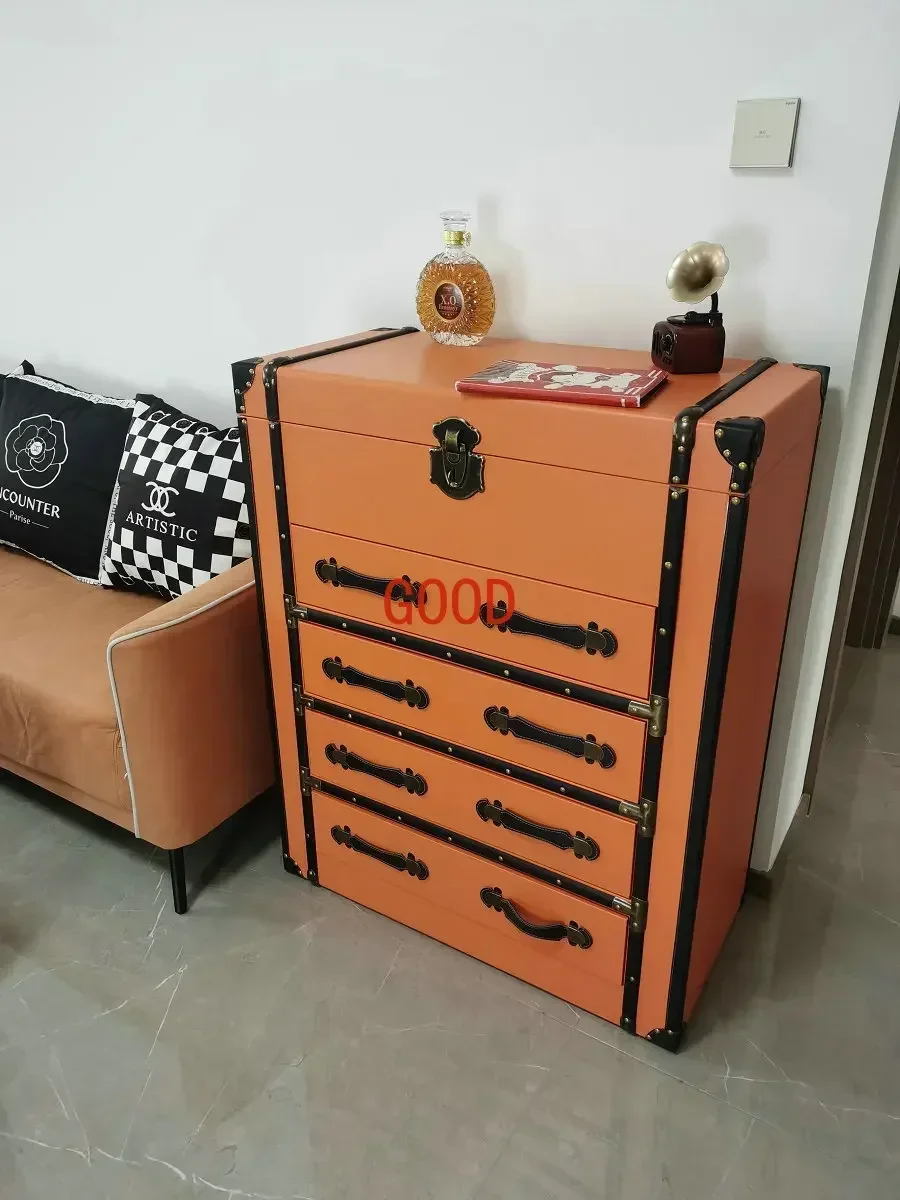 

European retro five-meal cabinet shoe cabinet indoor wall cabinet