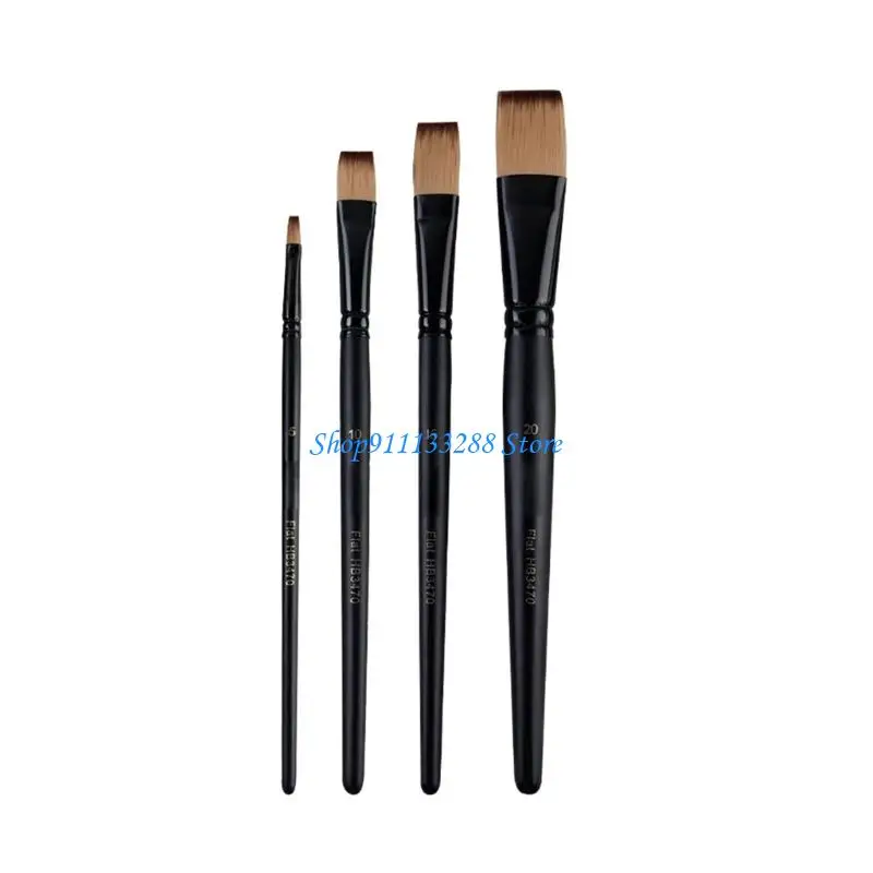 

G88D 1 Set Brush Set Nylon Hair Painting Brush Acrylic Paint Brush Artist Paint Brush