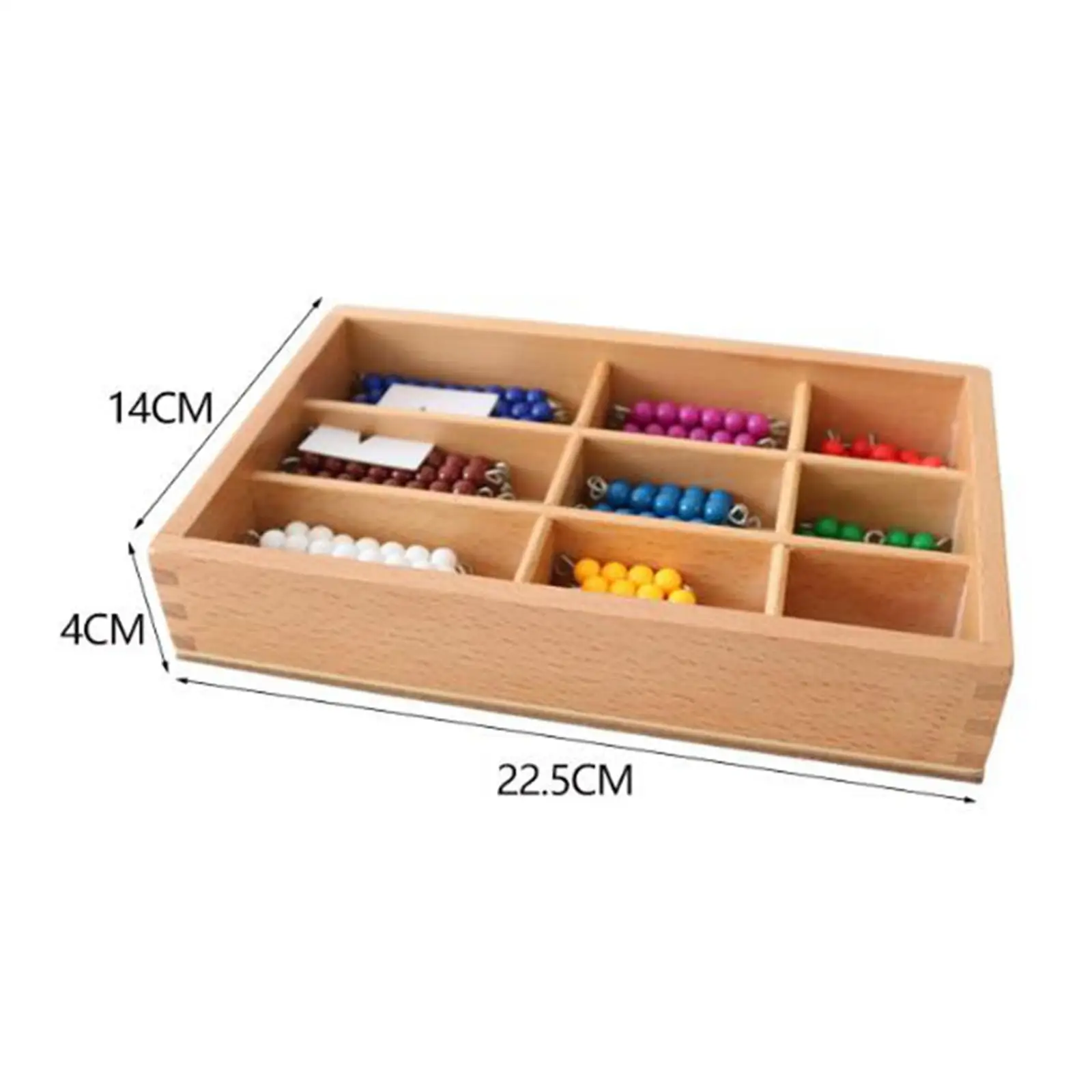 Montessori Math Toy para crianças, brinquedo matemático clássico, miçangas, material matemático, aprendendo para presentear, pré-escolares, meninos, meninas