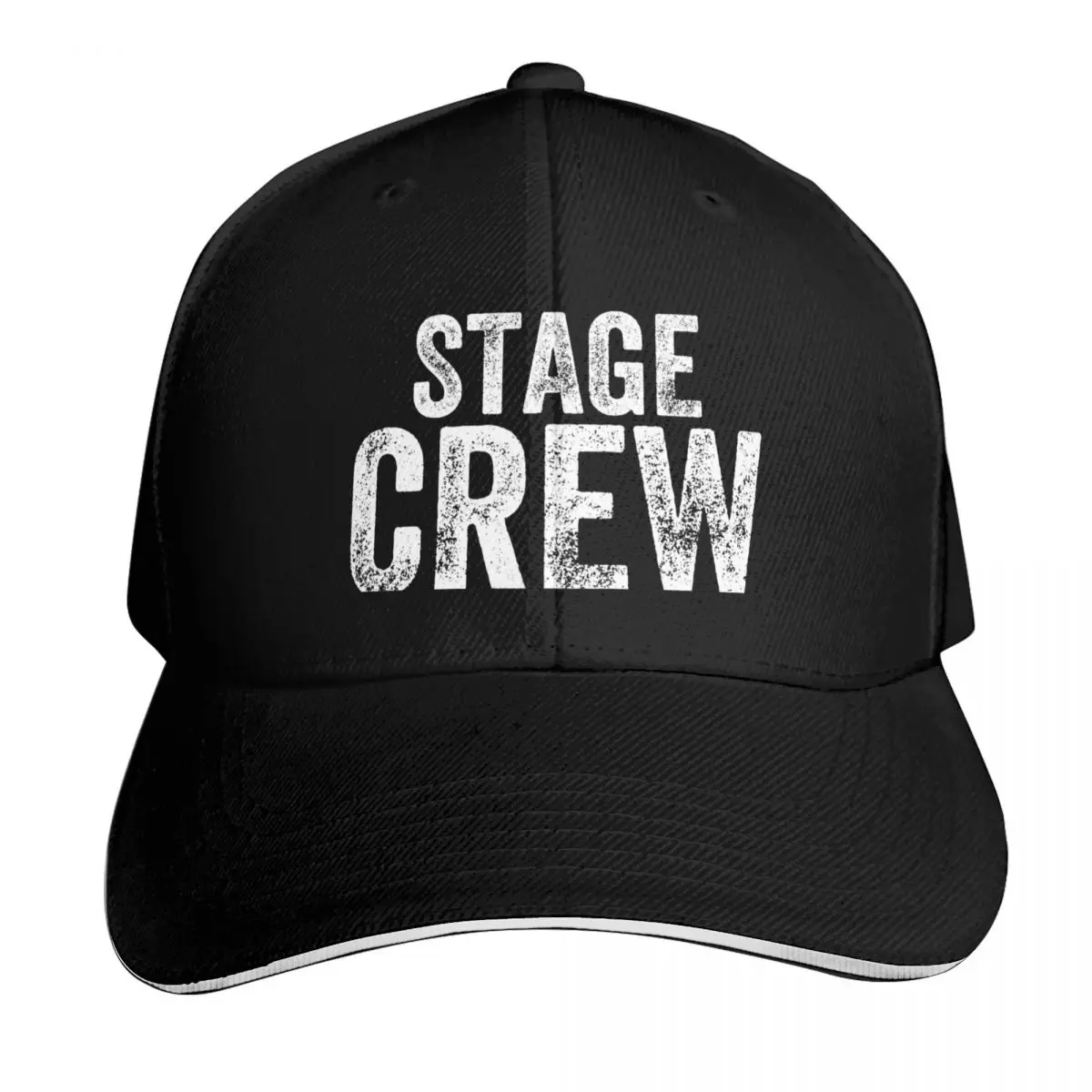 Stage Crew Baseball Cap Vintage Retro Embroidered Lightweight Packable Gift for Him Her