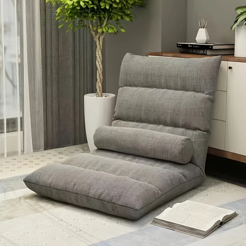 أريكة قابلة للطي، أريكة كسولة للاستخدام الفردي، داخلية/خارجية، مستلق، تصميم مريح، خفيف الوزن، مدمج، مناسب للشرفة #5
