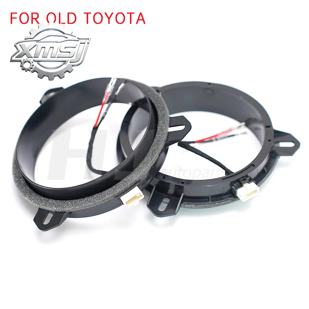 

Adaptador Audio para altavoz coche, soporte espaciador almohadilla montaje, anillo bocina para Toyota Corolla RAV