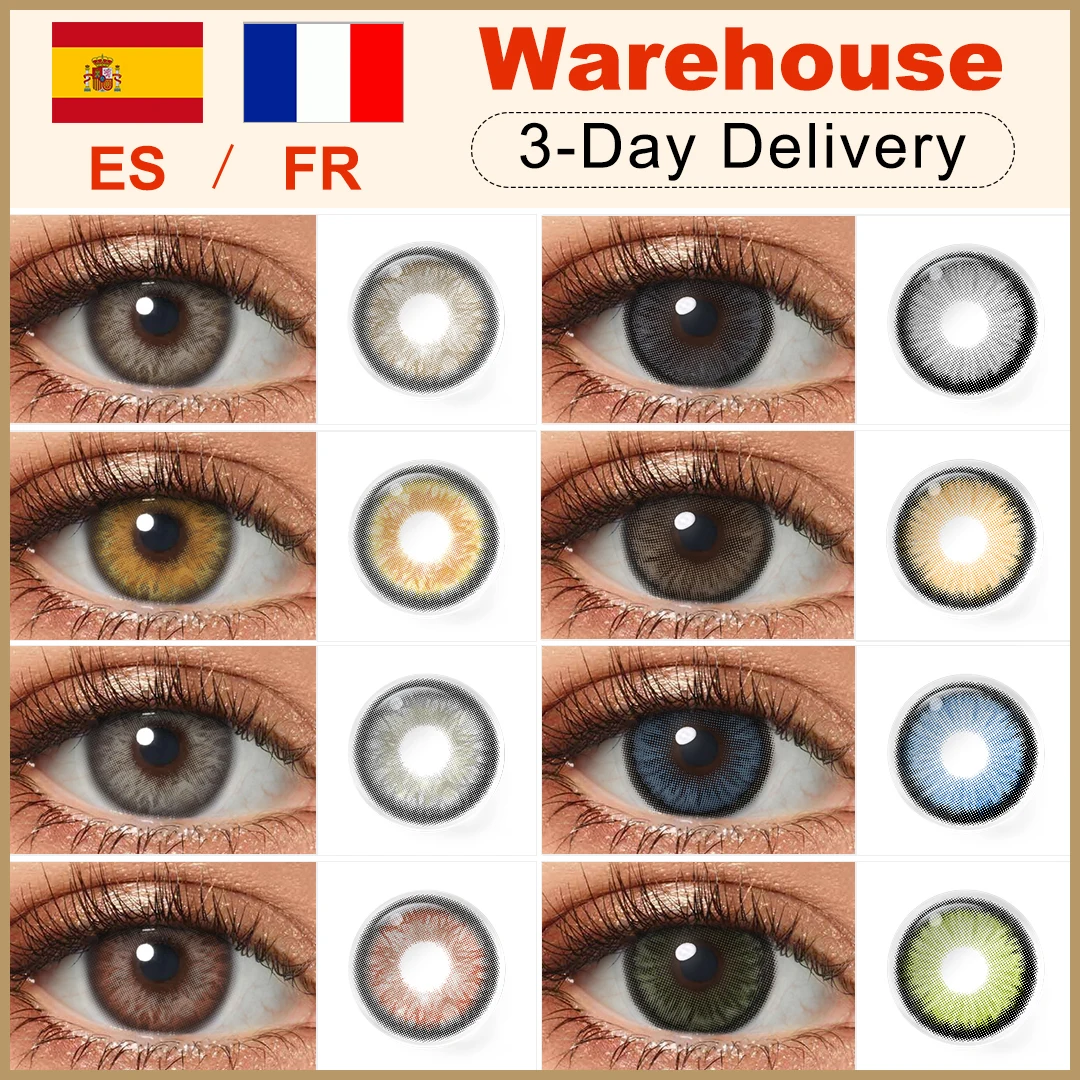 Lentes de contato coloridas para olhos, entrega em 3 dias, lentes coloridas naturais, entrega rápida, lentes para pupilentes, lentes azuis, spotify