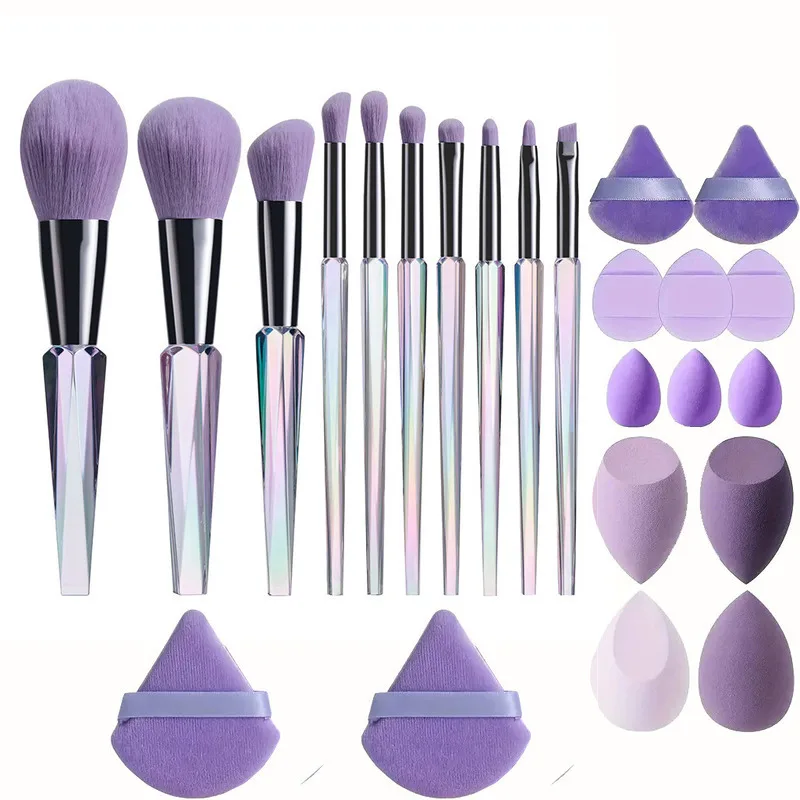 10-Piece Special Makeup Brush Set High-Quality Powder Puff Cross-Border 24-Piece Combination Set for Beauty And Cosmetics