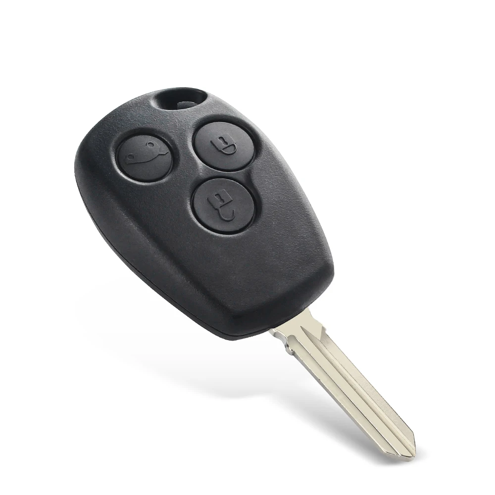 KEYYOU Remote Car Key For Renault Clio Kangoo Master Modus Logan Twingo Fob ID46 PCF7946 / PCF7947 / 4A Chip 434MHz 3 Buttons