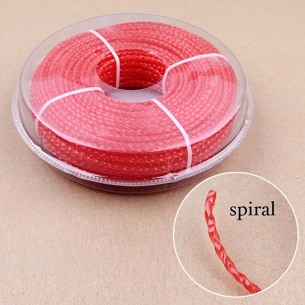 Senar Pemangkas Nilon Berulir 3Mm * 1LB Kawat Tali Strimmer untuk Pemotong Sikat Mesin Pemotong Rumput Bagian Pengganti Taman Strimmer