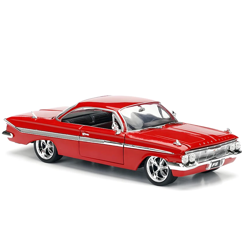 JADA 1:24 돔의 임팔라 합금 자동차 다이캐스트 및 장난감 차량 자동차 모델 미니어처 스케일 모델 자동차 어린이용