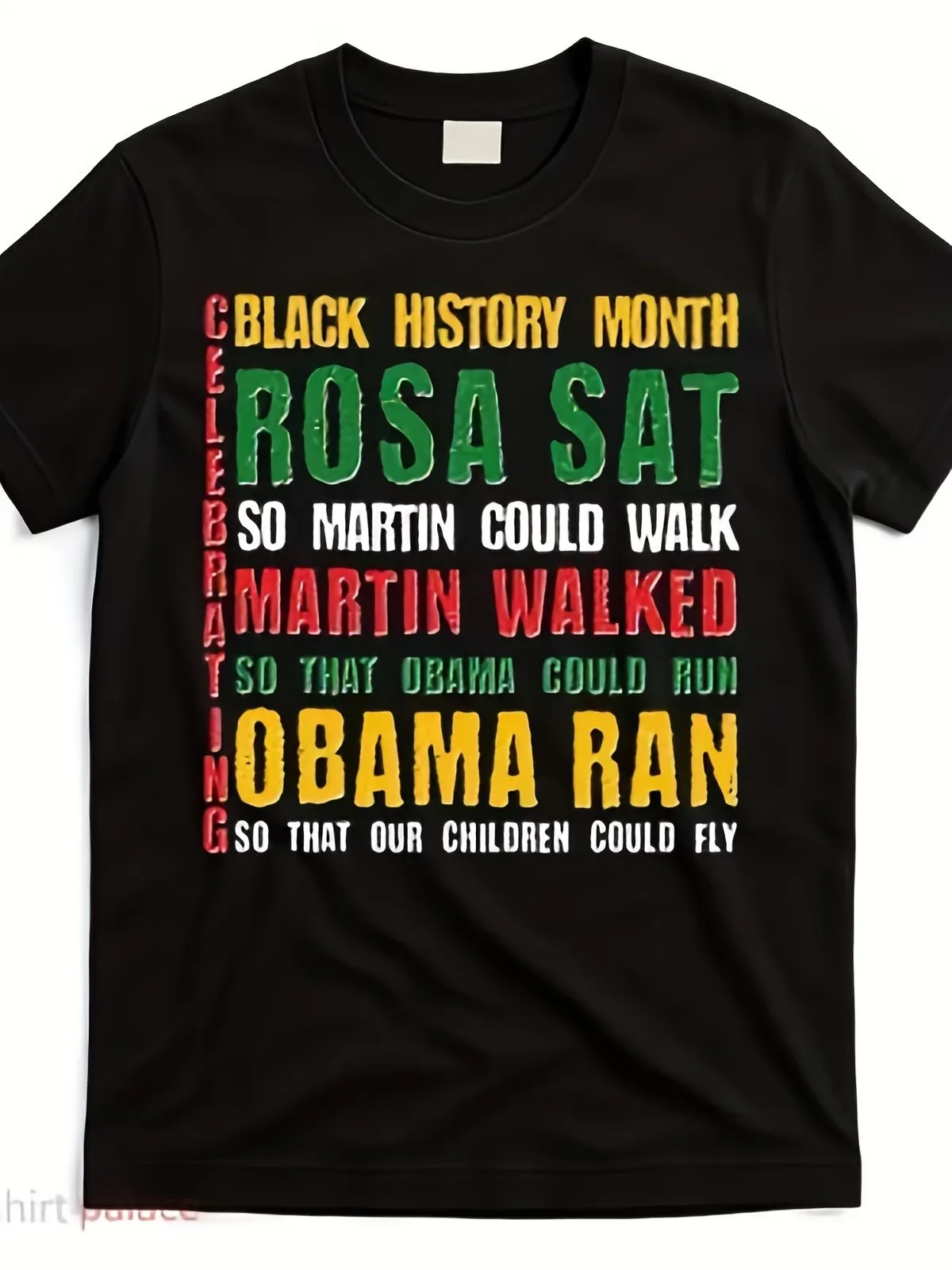 

Black History Month Tribute T-Shirt for All