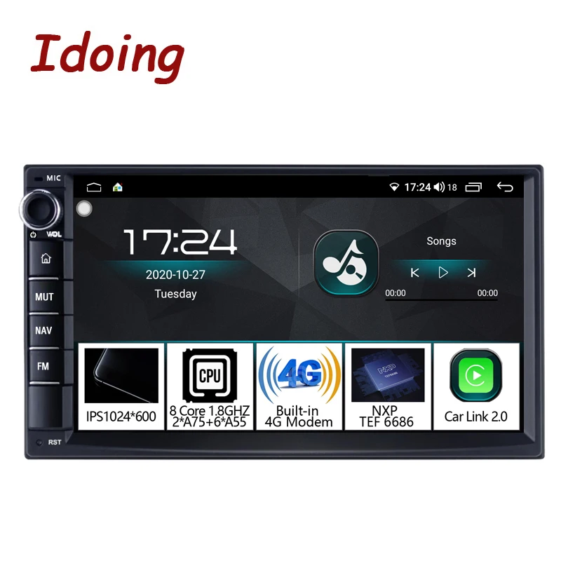 

Idoing 2Din 7 "автомобильный медиаплеер Android Авторадио головное устройство для Mazda Almera Toyota Volkswagen Nissan Kia VW Qashqai Juke Peugeot