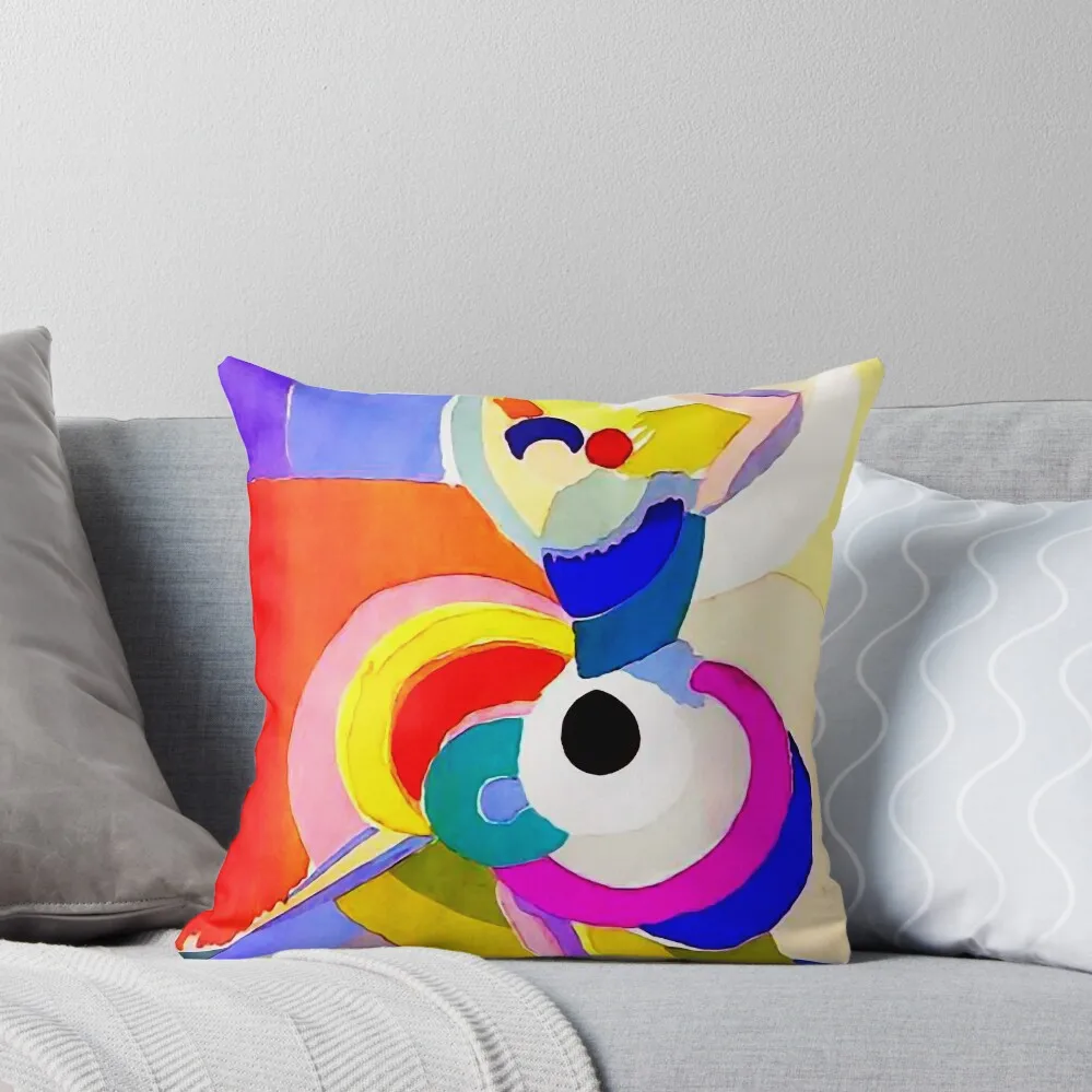 

Sonia Delaunay Flamenco Dancer Throw Pillow Pillow Cases Decorative ornamental pillows christmas supplies pillow