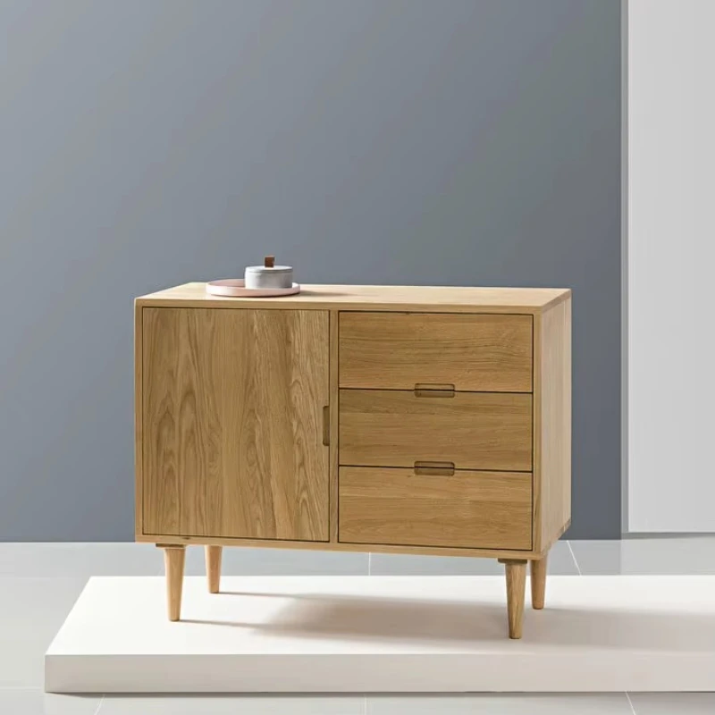 Furniture TV Cabinet Modern Living Room TV Teak Solid Wood Brown Living Room Furniture