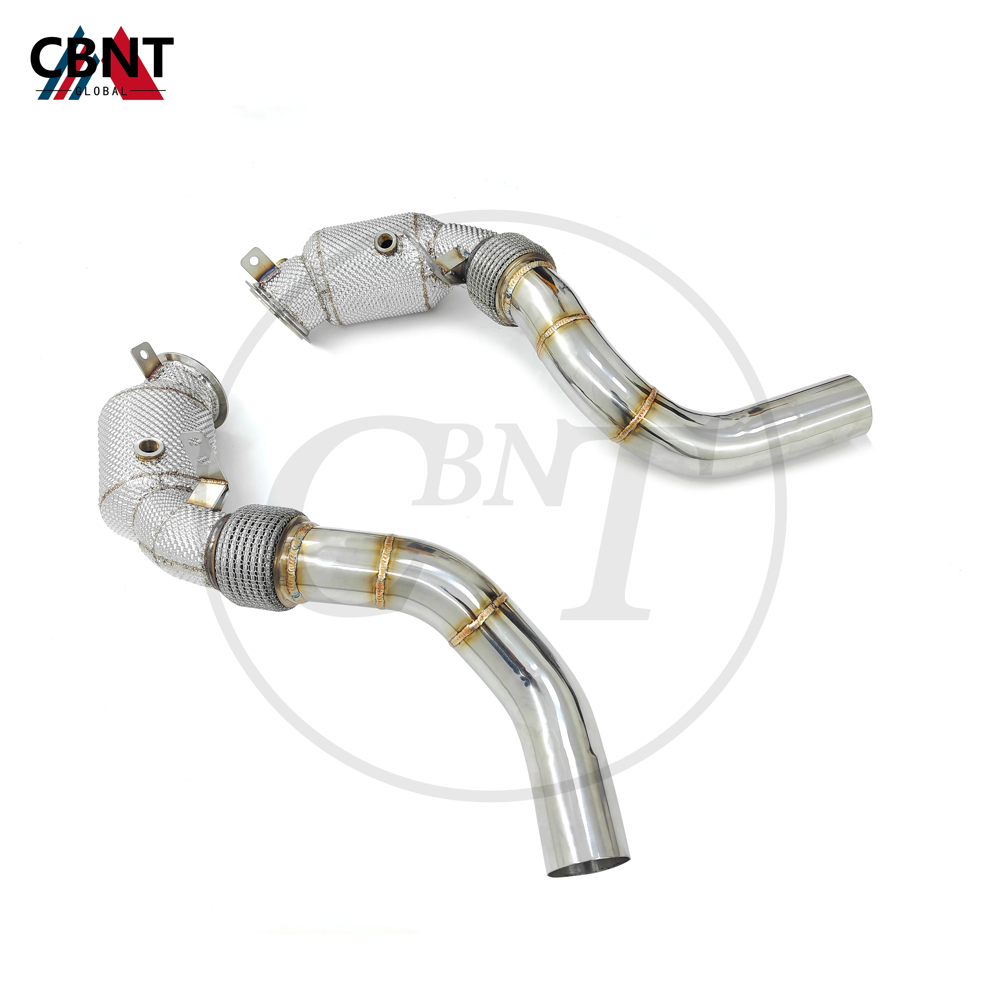 

CBNT for BMW N52 N62 M550i 750i M850i X5 M50i X6 M50i X7 M50i 4.4T Exhaust-pipe Exhaust Heade Downpipe with Catalytic Converter