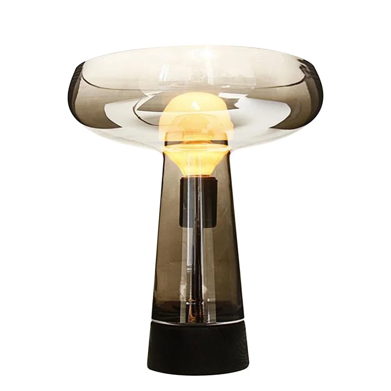 

Simple living room glass table lamp creative personality bedside bedroom study model room designer table lamp