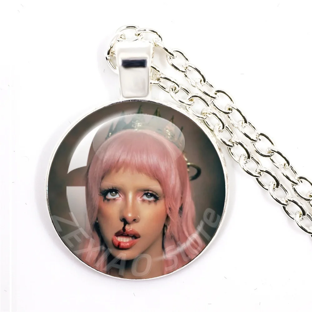Melanie Martinez HADES Necklace SACRIFICE 2026 Album Picture 25mm Glass Cabochon Necklace Jewelry Fans Friend Gift