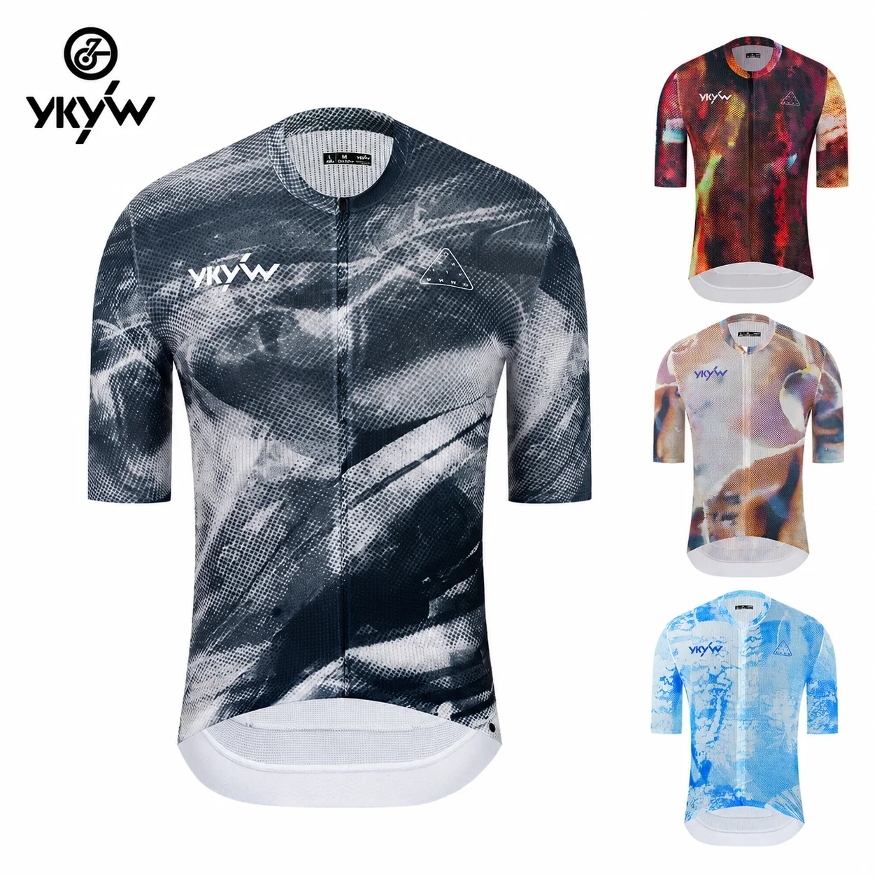maillot-de-cyclisme-d'ete-pour-hommes-ykywbike-maillot-de-velo-de-route-a-manches-courtes-maillot-de-velo-de-montagne-vetements-de-cyclisme