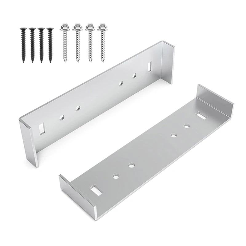 2Piece Aluminum Mailbox Support Holder Rack Stands, Heavy Duty Designs Ensures Firm and Mailboxes Against Tilting 40JE