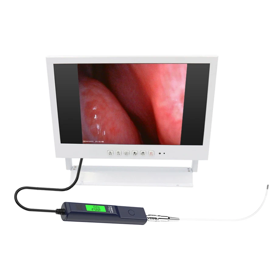 OV6946 micro 1.2-2.0mm endoscope camera module Level 5 light adjustable with display nasal viewer with full HD display