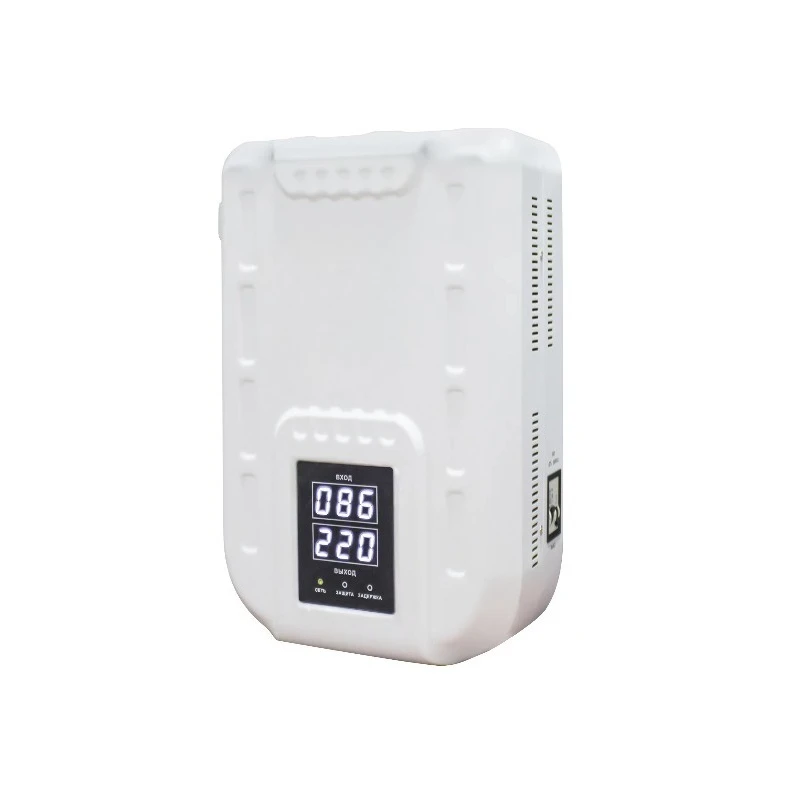 3000VA single-phase AC wall-mounted household voltage regulator with relay output 220V10% voltage regulator