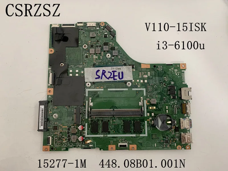 Imagem -01 - Placa-mãe do Portátil para Lenovo Ideapad Mainboard V11015isk I36100u 15277-1 448.08b01.0011n Teste 100 placa mae do portatil para lenovo ideapad mainboard v11015isk i36100u 15277 1 44808b010011n teste 100 01