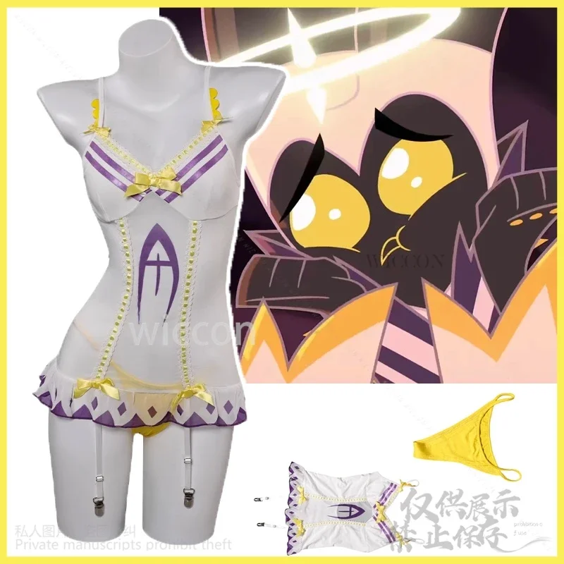 

Anime Adam Cosplay Hazbi Costume Transsexual Fiction Uniform Sexy Swimwear Jumpsuit For Halloween Christmas Woman Customized*.1