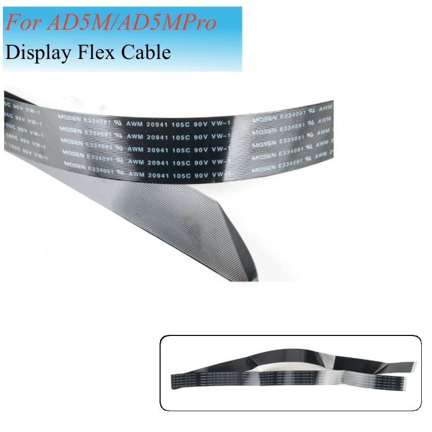 1 PCS/ 2 PCS Display Flex Cable Sales Kit for AD5M/AD5MPro Screen Flat Connection Wire 3D Printer Accessories