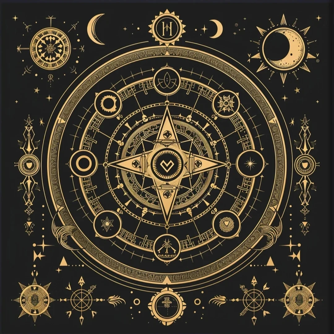 الجلد المدبوغ المخملية التارو مفرش المائدة رون العرافة مذبح التارو التصحيح غطاء الطاولة للسحرة ألعاب المجلس اليومية بطاقة الوسادة #3