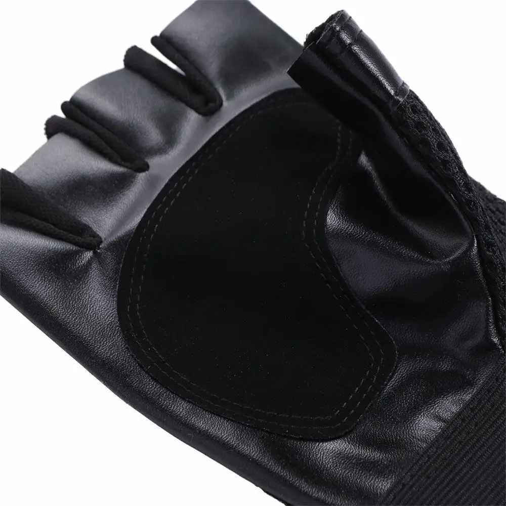 ขับรถแฟชั่น Anti-SLIP PU หนัง Fingerless Punk ถุงมือรถจักรยานยนต์ขี่จักรยานถุงมือ Half Finger ถุงมือ Skulls ถุงมือ