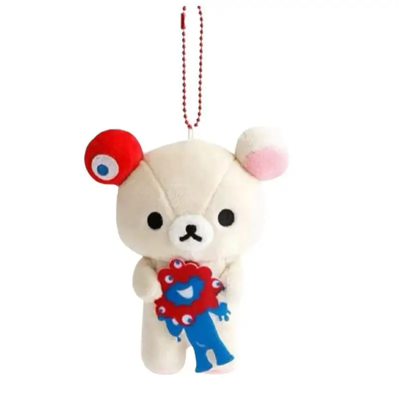 جديد كيس النوم Rilakkuma أفخم دمية المفاتيح الإبداع الاسترخاء الدب Korilakkuma اليابانية أوساكا Expo الدب على ظهره هدية ساحرة