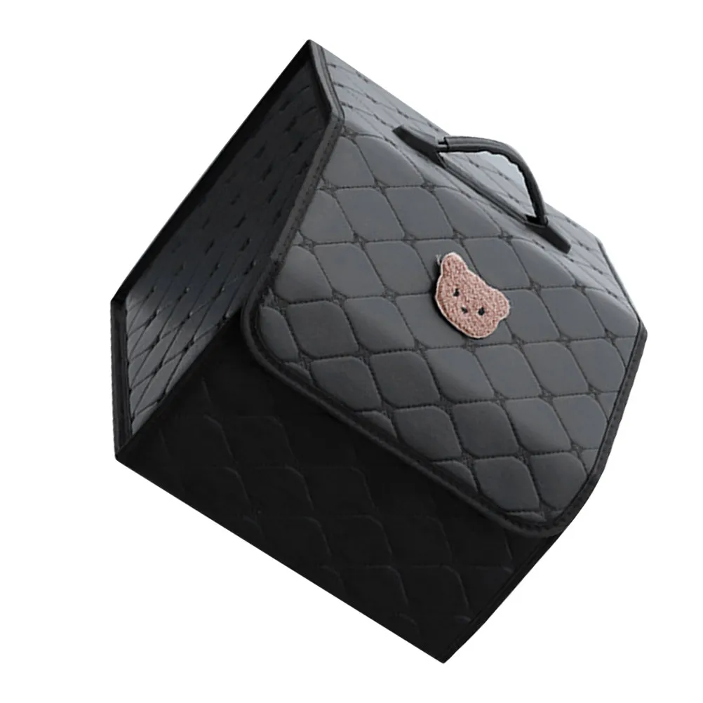 

Multifunctional Storage Box Foldable Car Trunk Organizer Bin Durable Vehicle Interior Accessory For Ample Space Auto Trunk