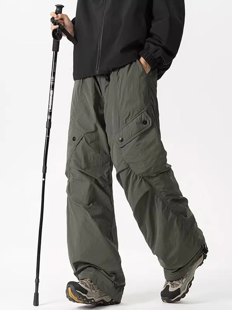 

Extreme Cold Resistant down Trousers Men's Winter Outdoor Workwear Thiened Skiing Climbing Pants Youth Faion Leisure Poly...