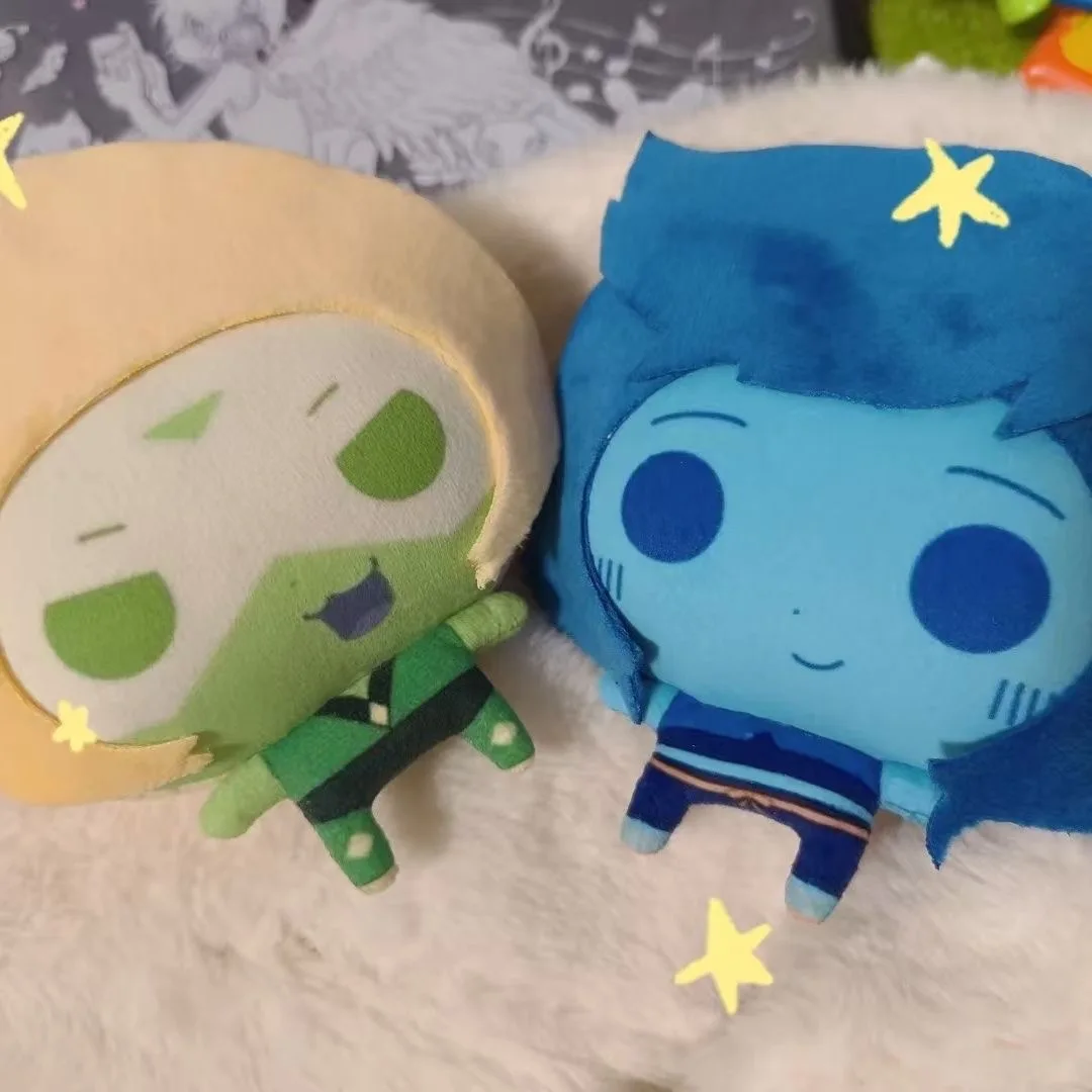 Stuffed 10cm Steven Peridot Plushie Doll Universe Lapis Lazuli Cosplay Plush Backpack Pandents Plush Toys Doll Birthday Gifts