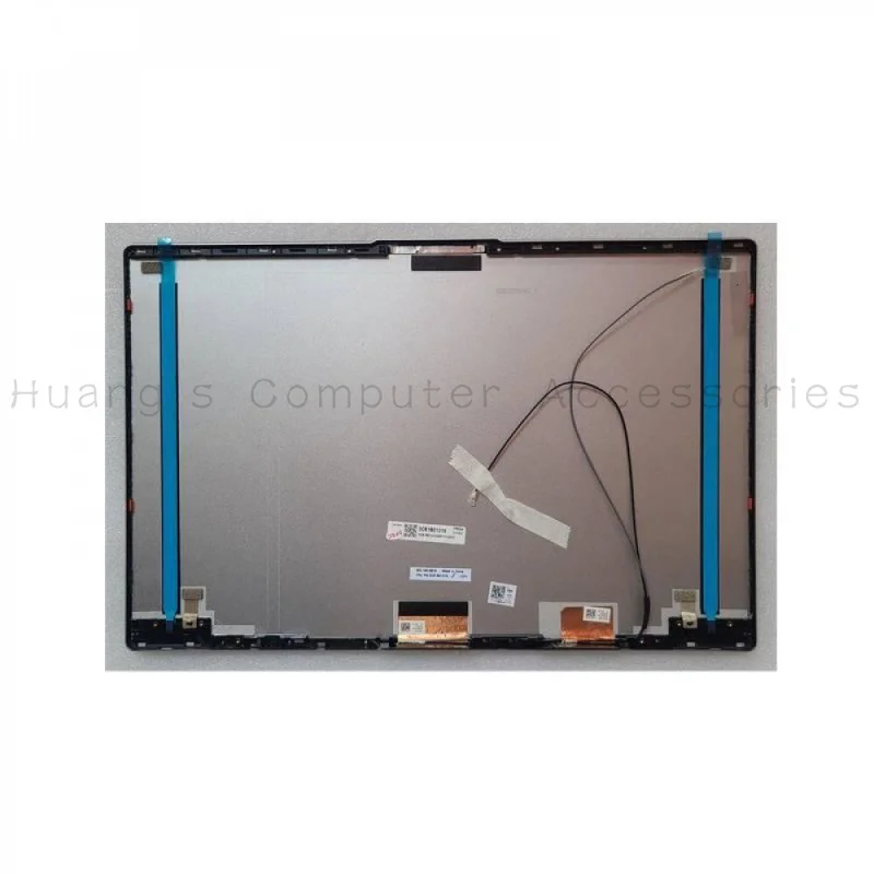 SS+New Silver LCD Back Cover A Shell For Lenovo IdeaPad 5‑15IIL05 5‑15ITL05 With WiFi Antenna And Adhesive Tape