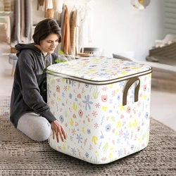 Large Capacity Clothes Storage Bags Closet Organizers Storage Bins Foldable Storage Toy Containers Box Dust-Proof Moving Bag