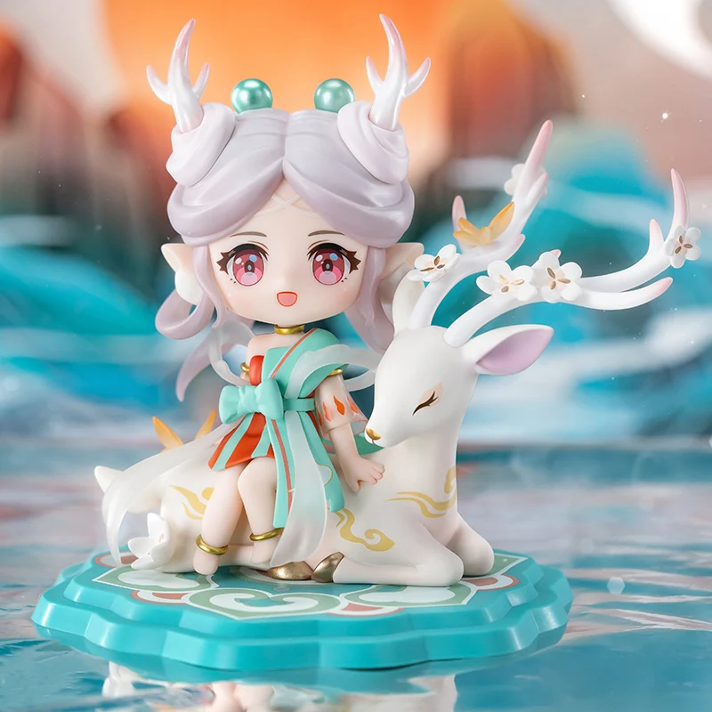 

Spot [King Honor Official Genuine] Meet Shenlu Yao Q Edition Figure Two-Dimensional Yuan Tide Play Peripheral Ornament