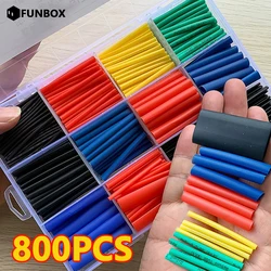 Heat-shrink Tubing Thermoresistant Tube Heat Shrink Wrapping Kit Electrical Connection Wire Cable Insulation Sleeved Protecter