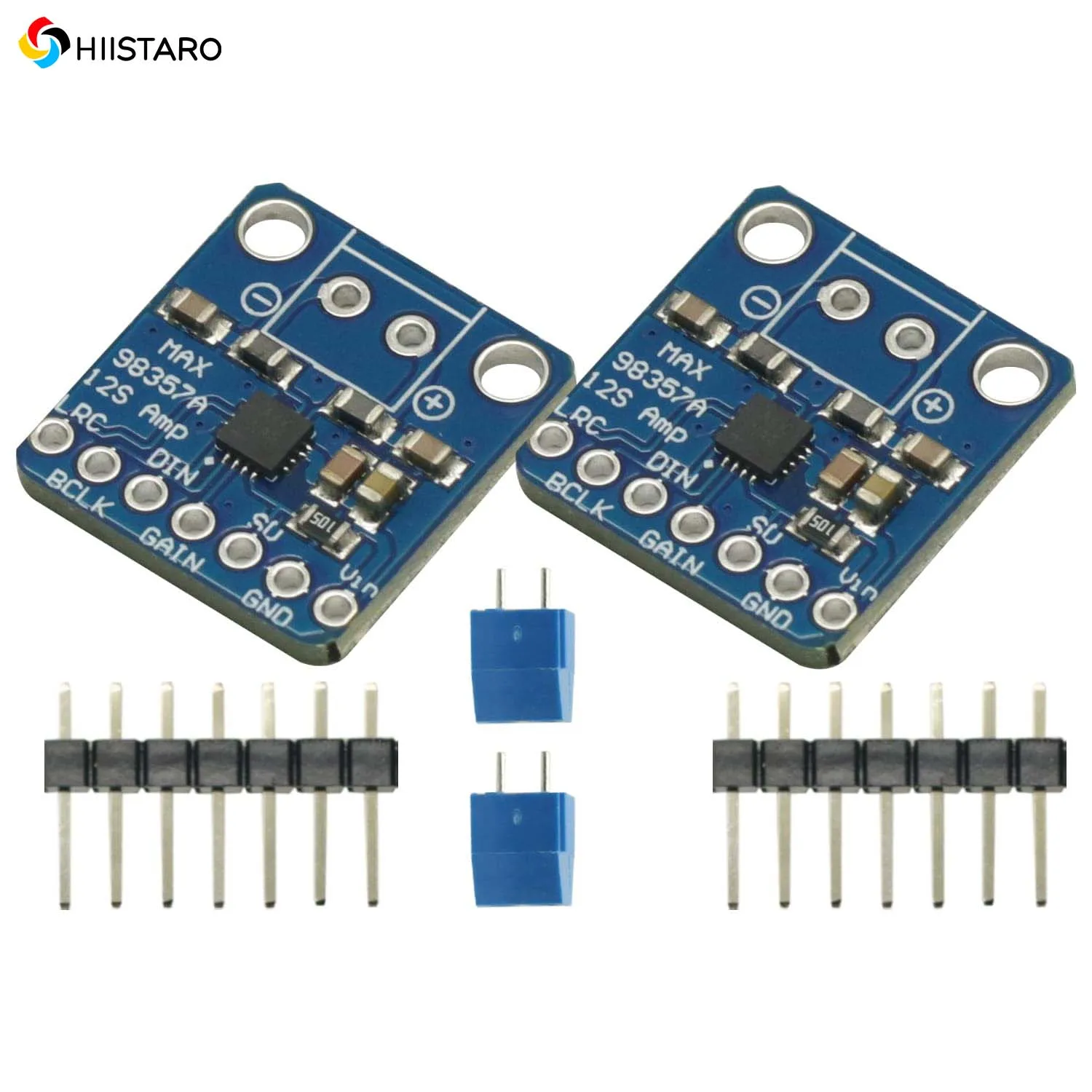 2Pcs MAX98357A Audio Amplifier Module 3006 I2S 3W Class D Amplifier Unfiltered DIY