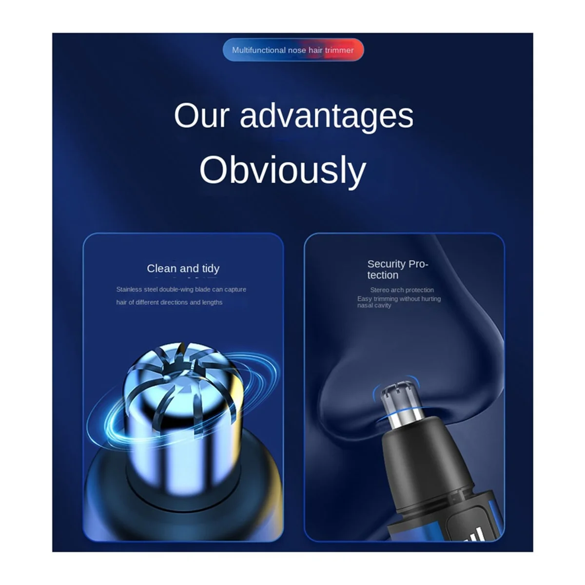 Männer elektrische Nase Haars ch neider USB wiederauf ladbare Ohr schneider tragbare Nase Haar rasierer wasserdicht sicher sauber