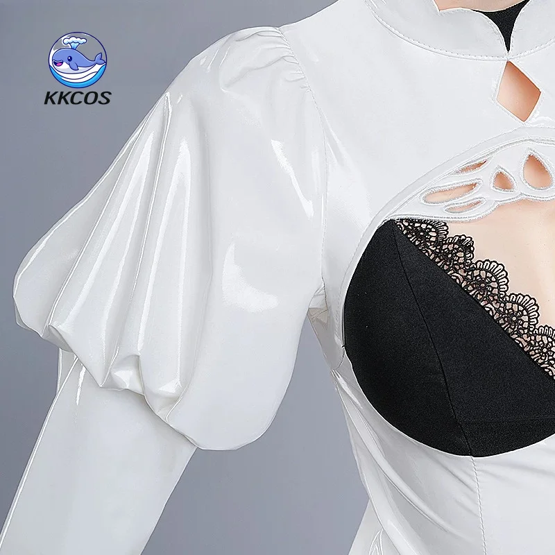 KKCos Azur Lane NieR: Automata 2B Cosplay Costume Women Sexy Outfit Halloween Comic Con view 4