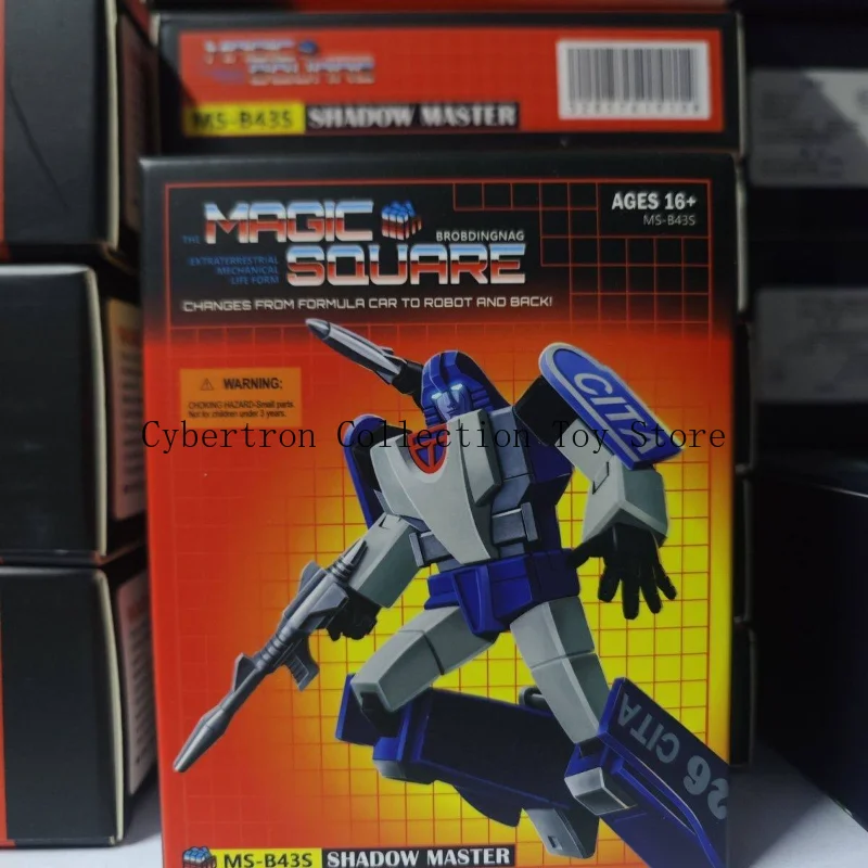 

[In Stock] Transformation Toys MS-B43S Shadow Master Small Scale Reissue Model Toy, Articulated Figure, Toy Collection
