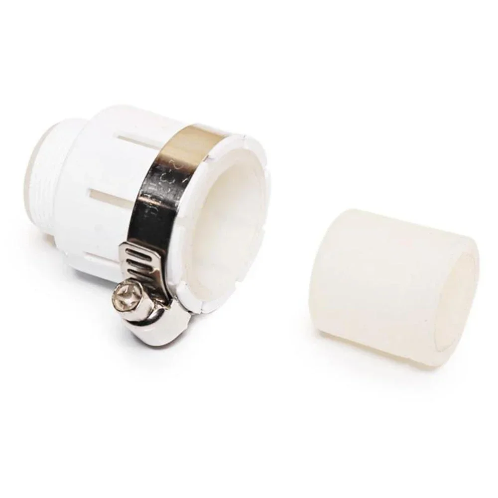 8PCS 범용 수도꼭지 어댑터 수도꼭지 수도꼭지 샤워 헤드 피팅 욕실 100*50mm 플라스틱 수도꼭지 샤워 스프링클러