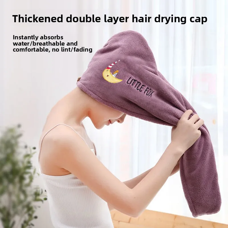 

Women Hair Towel Microfiber Towel Bath Towels for Adults Home Terry Towels Bathroom Serviette De Douche Turban for Drying Hair