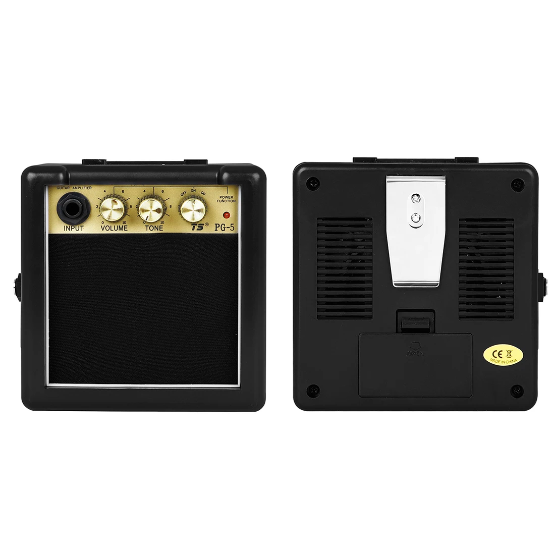 

Audio Mini Metal+Plastic White Box Black Audio Portable Loud Musical Instrument Sound Electroacoustic Instrument Universal